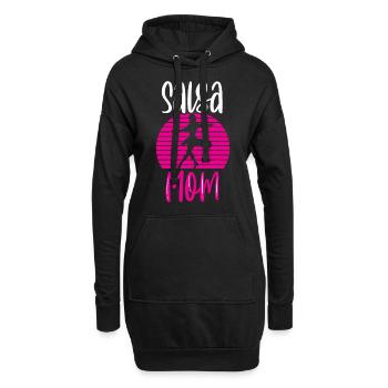 Salsa Mama Tänzer Tanzen Tanz Hobby - Hoodie-Kleid - Schwarz - Vorne