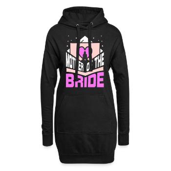 Mutter Der Braut Party Heiraten Bräute Hochzeit - Hoodie-Kleid - Schwarz - Vorne