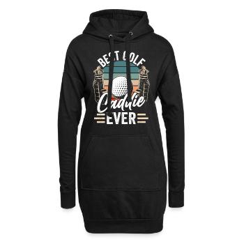 Bester Golf Caddie Aller Zeiten Golfer Golfen - Hoodie-Kleid - Schwarz - Vorne