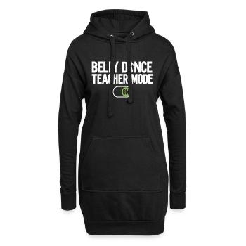 Danse du ventre Danseuse du ventre Professeur Danseur Cadeau - Sweat-shirt à capuche long Femme - noir - Devant