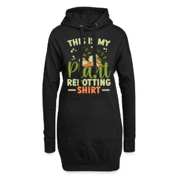 Pflanzenliebhaber Gartenarbeit Garten Gärtner - Hoodie-Kleid - Schwarz - Vorne