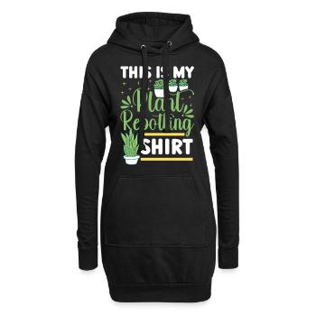 Pflanzenliebhaber Gartenarbeit Garten Gärtner - Hoodie-Kleid - Schwarz - Vorne