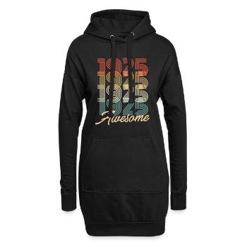 Funny Birthday Awesome 1925 - Hoodie Dress - black - Front