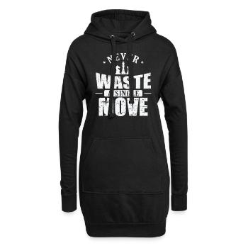 Ne gaspillez jamais un seul coup Casse-tête d’échecs - Sweat-shirt à capuche long Femme - noir - Devant