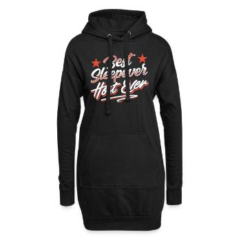 Meilleur hôte de nuit jamais organisé - Sweat-shirt à capuche long Femme - noir - Devant