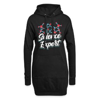 Expert scientifique Science Science - Sweat-shirt à capuche long Femme - noir - Devant