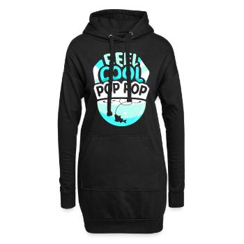 Reel Cool Opa Fischen Fischer Angler Angeln - Hoodie-Kleid - Schwarz - Vorne