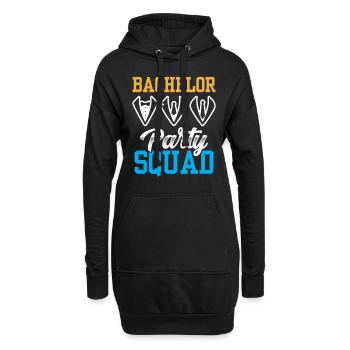 Junggesellenabschied Squad Braut Junggeselle - Hoodie-Kleid - Schwarz - Vorne