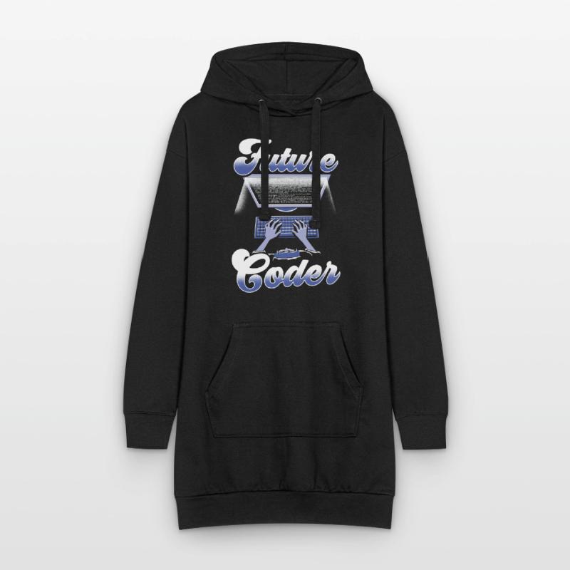 Zukünftiger Coder Code Programmierer Coding Hoodie-Kleid