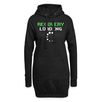 Erholung Laden Patient Erholen Überlebender - Hoodie-Kleid - Schwarz - Vorne