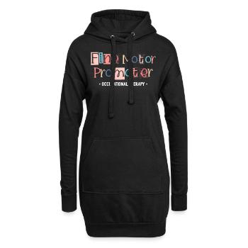 Promoteur de motricité fine ergothérapie ergothérapie - Sweat-shirt à capuche long Femme - noir - Devant