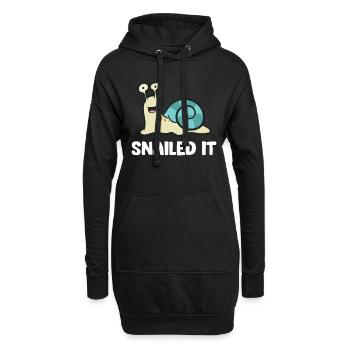 Escargot Escargot - Sweat-shirt à capuche long Femme - noir - Devant