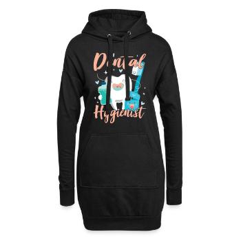 Hygiénistes dentaires Hygiène dentaire Équipe dentaire - Sweat-shirt à capuche long Femme - noir - Devant