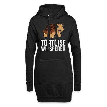 Tortoise Whisperer Funny Tortoise Lover - Hoodie Dress - black - Front