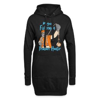 Magnetfischer Schatzsucher Magnet Magnetfischen - Hoodie-Kleid - Schwarz - Vorne