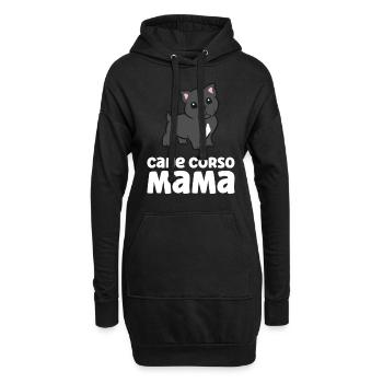Cane Corso Maman Drôle Cane Corso Chien - Sweat-shirt à capuche long Femme - noir - Devant