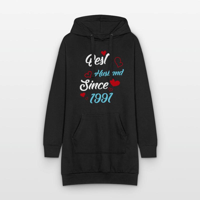 Bester Ehemann seit 1991 Hochzeit Hoodie-Kleid