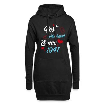 Best Husband Since 1941 Wedding - Hoodie Dress - black - Front