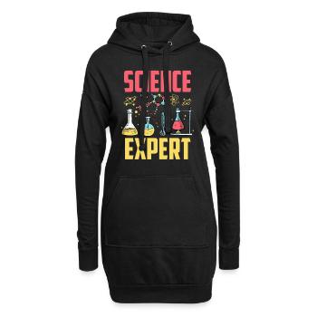Expert scientifique Science Science - Sweat-shirt à capuche long Femme - noir - Devant