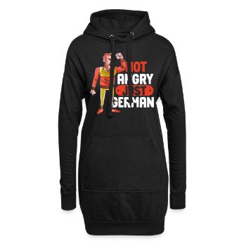 Pas seulement la voix de l’Allemagne allemande - Sweat-shirt à capuche long Femme - noir - Devant