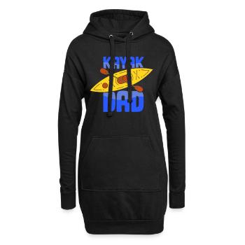 Kayak Père Kayakiste Kayak Kayak Kayak Hobby - Sweat-shirt à capuche long Femme - noir - Devant