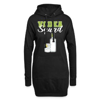 The Vod Squad Vodka Wodka - Hoodie-Kleid - Schwarz - Vorne