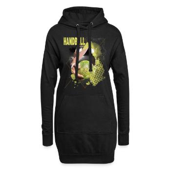Handball Handball Joueur Handball Sport Fan - Sweat-shirt à capuche long Femme - noir - Devant