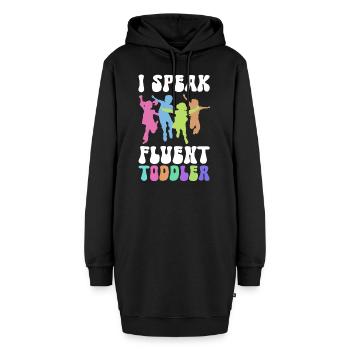 Enfants Infirmière Pédiatrie infantile - Sweat-shirt à capuche long Femme - noir - Devant