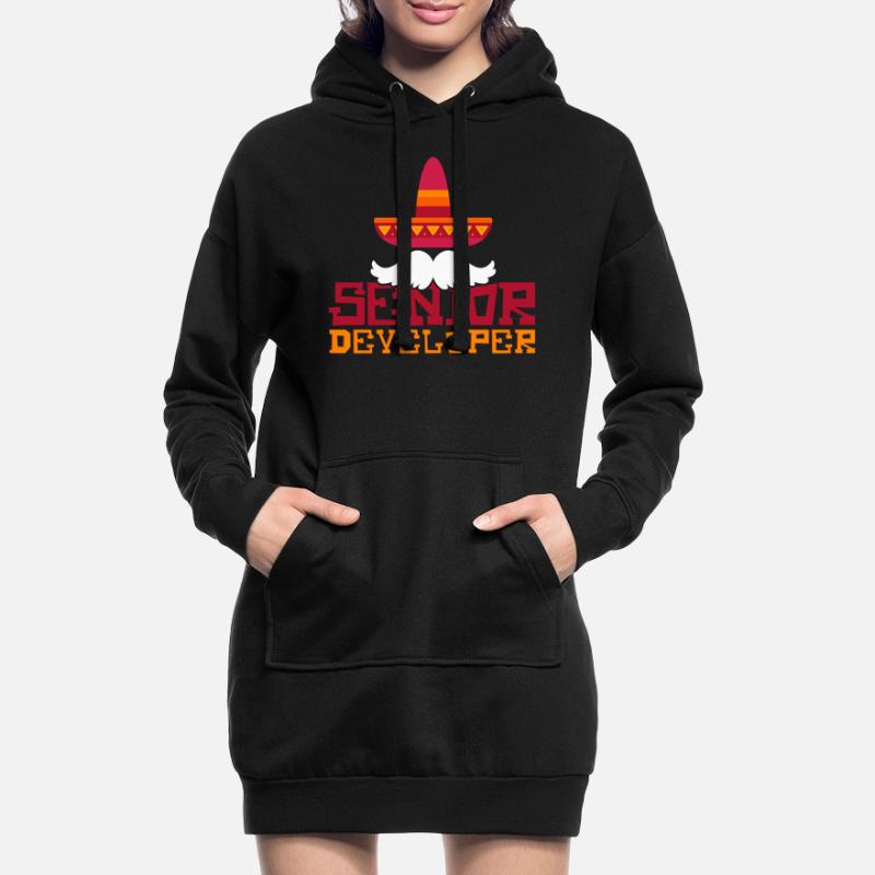 Senior Developer Programming Programmer Hoodie-Kleid