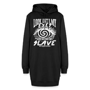 hypnose hypnotisch hypnotisieren hypnotiseur gesch - Hoodie-Kleid - Schwarz - Vorne