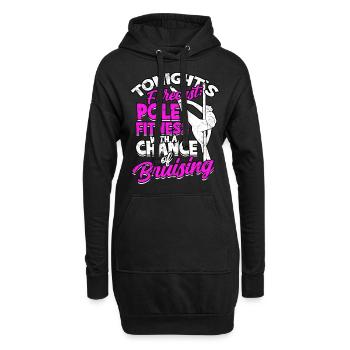 Pole Dance Gift Dancer Gift Idea Fitness - Sweat-shirt à capuche long Femme - noir - Devant