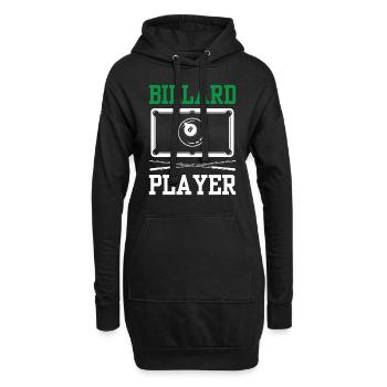 Billiard Player Lovers Pool Billards - Sweat-shirt à capuche long Femme - noir - Devant