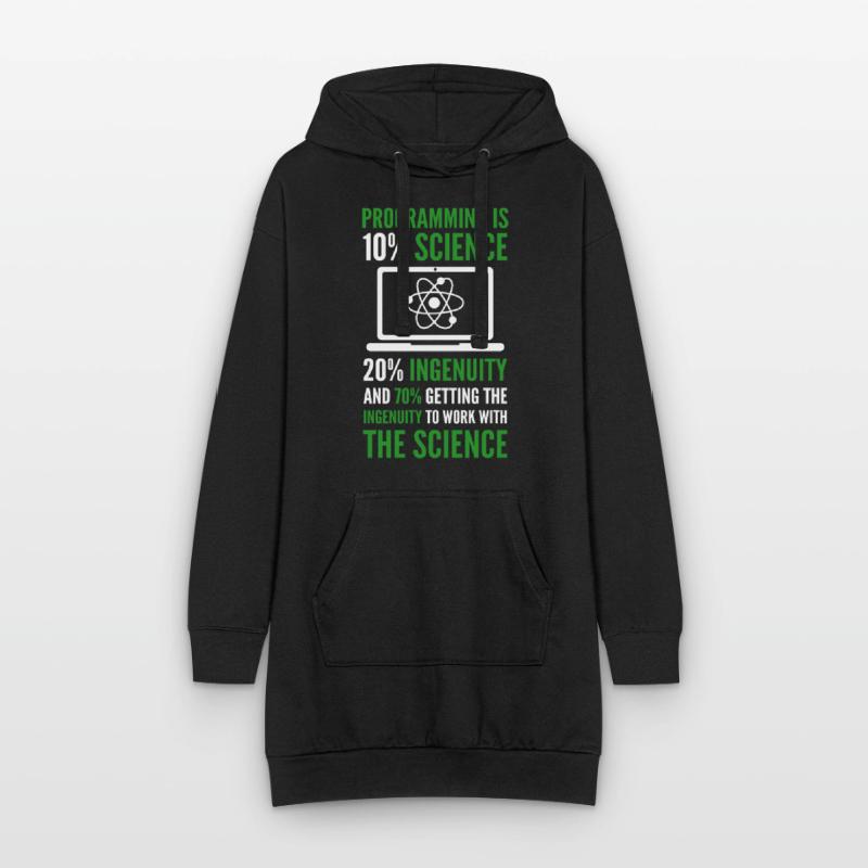 Programming is Science Computer Developer Coding Hoodie-Kleid