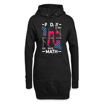 Drôle de professeur de mathématiques pour Pi Day Math Geek - Sweat-shirt à capuche long Femme - noir - Devant