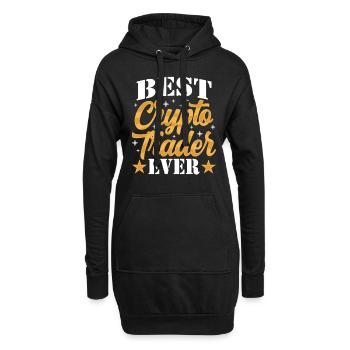 Bester Krypto Trader Aller Zeiten Crypto Traden - Hoodie-Kleid - Schwarz - Vorne
