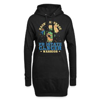 Nacho Average Prostate Cancer Warrior Light Blue - Hoodie-Kleid - Schwarz - Vorne