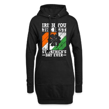 Irland Irisch Lustig Spruch St Patricks Day - Hoodie-Kleid - Schwarz - Vorne