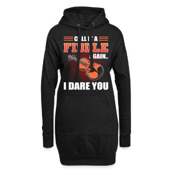 Call It A Fiddle Again I Dare You Violinist - Hoodie-Kleid - Schwarz - Vorne