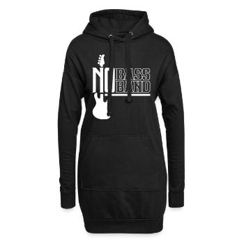 Pas de basse Pas de groupe Bassiste Guitare basse Musicien - Sweat-shirt à capuche long Femme - noir - Devant