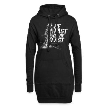 Soyez rapide ou soyez le dernier cycliste - Sweat-shirt à capuche long Femme - noir - Devant