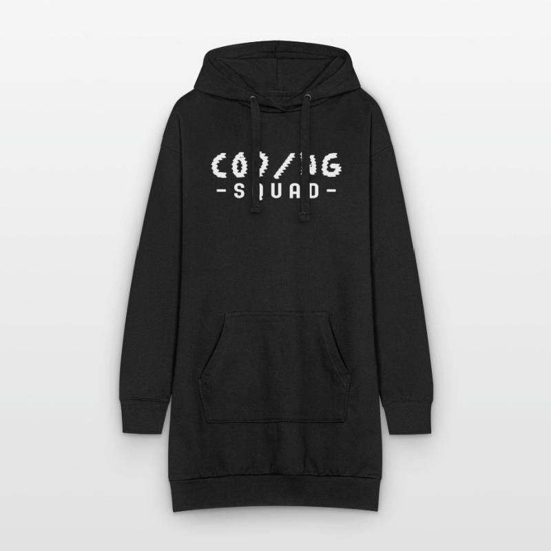 Coding Team Programmierer Programmieren Coder Hoodie-Kleid