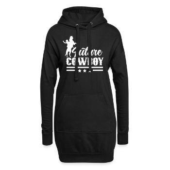 Future Cowboy Cute Cowboys Dictons Texas - Sweat-shirt à capuche long Femme - noir - Devant