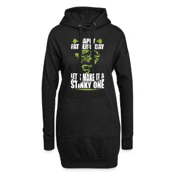 Alles Gute zum Vatertag - Vatertag Furz - Stinkend - Hoodie-Kleid - Schwarz - Vorne