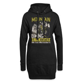 Le VTT est la réponse VTT VTT - Sweat-shirt à capuche long Femme - noir - Devant