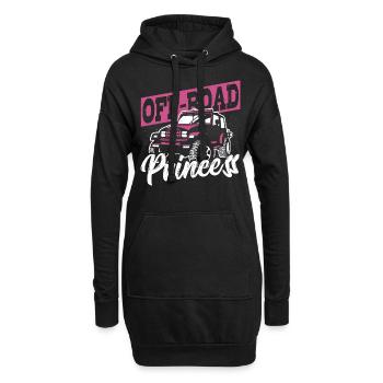 Off-Road Princess Offroading Off-Roading - Hoodie-Kleid - Schwarz - Vorne