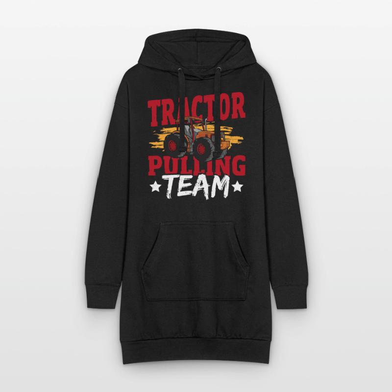 Tractor Pulling Team Tractor Puller Tractorpulling Hoodie-Kleid
