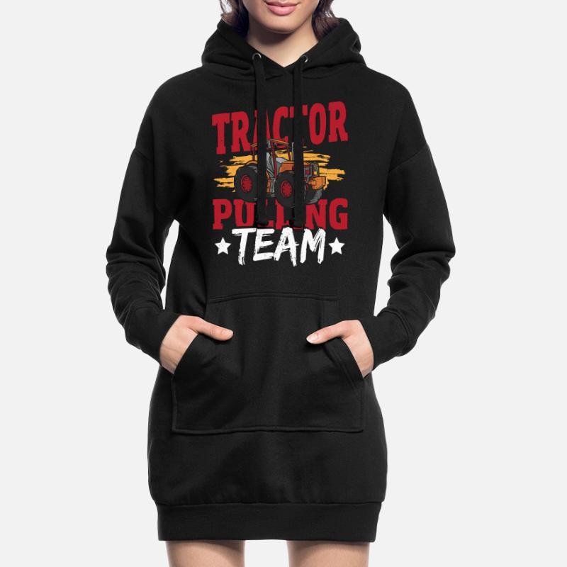 Tractor Pulling Team Tractor Puller Tractorpulling Hoodie-Kleid