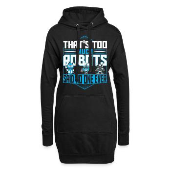 Robotique Robotique Robot Bioingénierie numérique - Sweat-shirt à capuche long Femme - noir - Devant