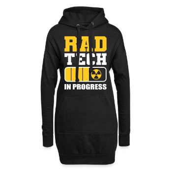 Technicien en radiologie Technologie de radiologie - Sweat-shirt à capuche long Femme - noir - Devant