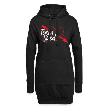 Équipe Enseignant en éducation spécialisée Profession de l’éducation spécialisée - Sweat-shirt à capuche long Femme - noir - Devant